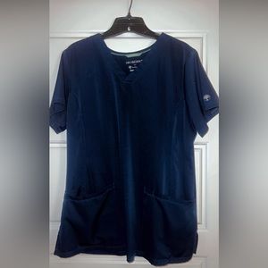 NAVY scrub top!